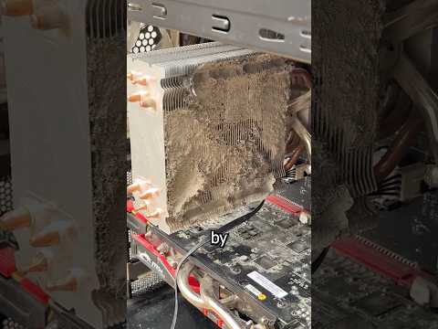 Cleaning a dusty #Gaming #PC that won't boot #tech #technology #shorts